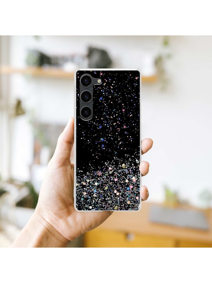 cadorabo Hülle für Samsung Galaxy S23 Glitter in Schwarz mit Glitter günstig kaufen onesize