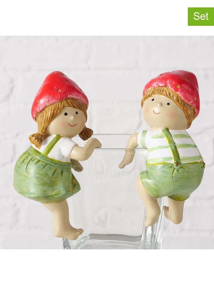 Boltze 2er-Set: Topfhänger in Grün/ Rot - (H)11 cm günstig kaufen onesize
