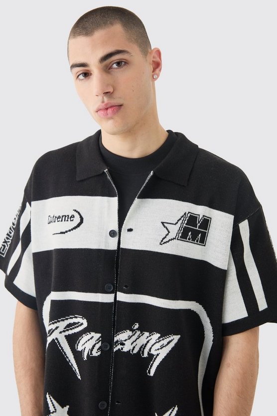 Kastiges Moto-Hemd