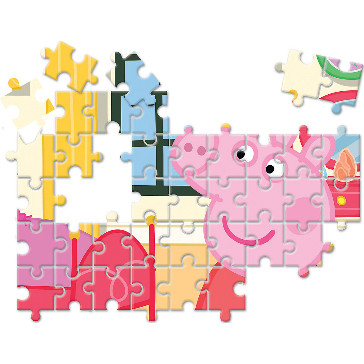 Puzzle 10 in 1 Supercolor - Peppa Pig