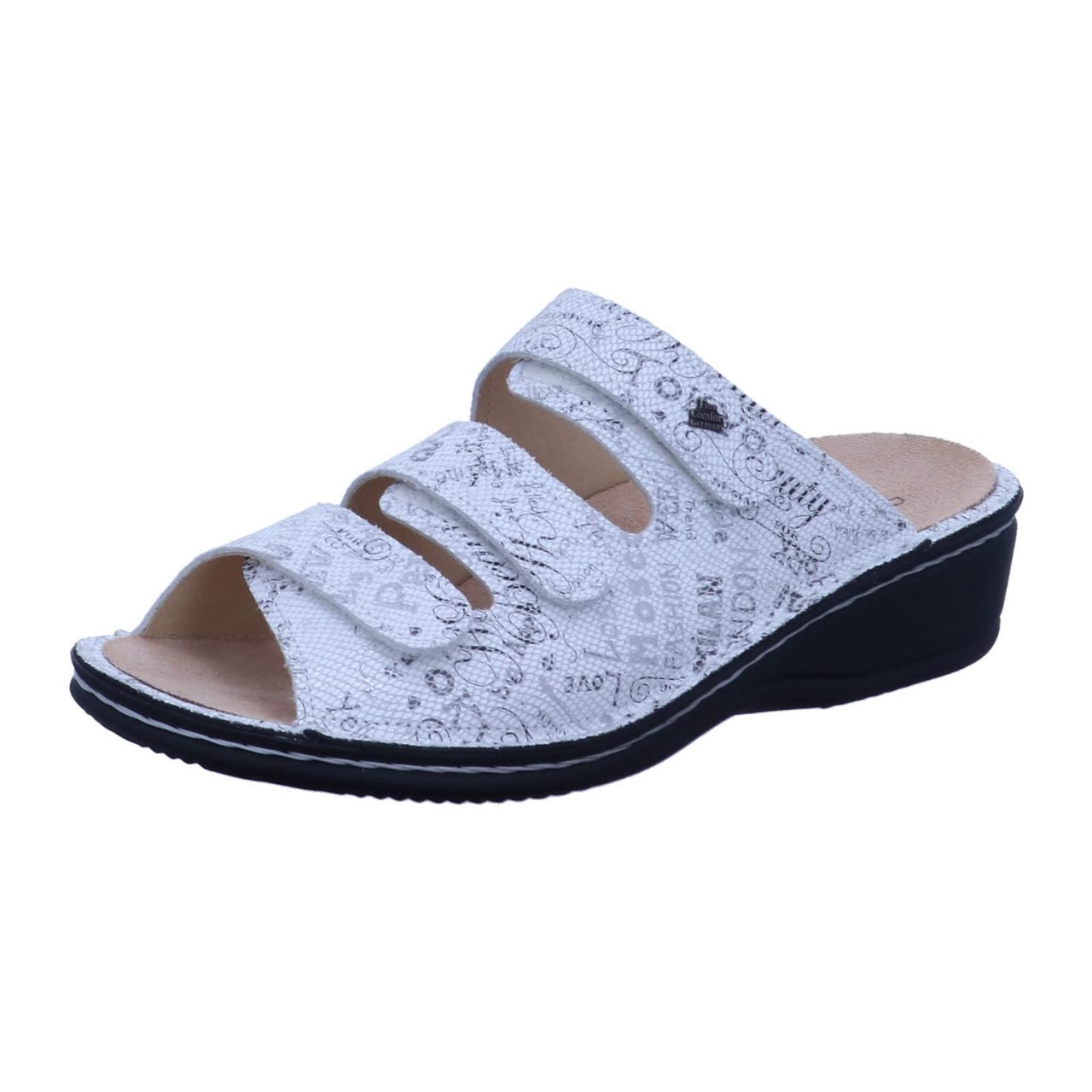 FINN COMFORT Pantoletten weiss