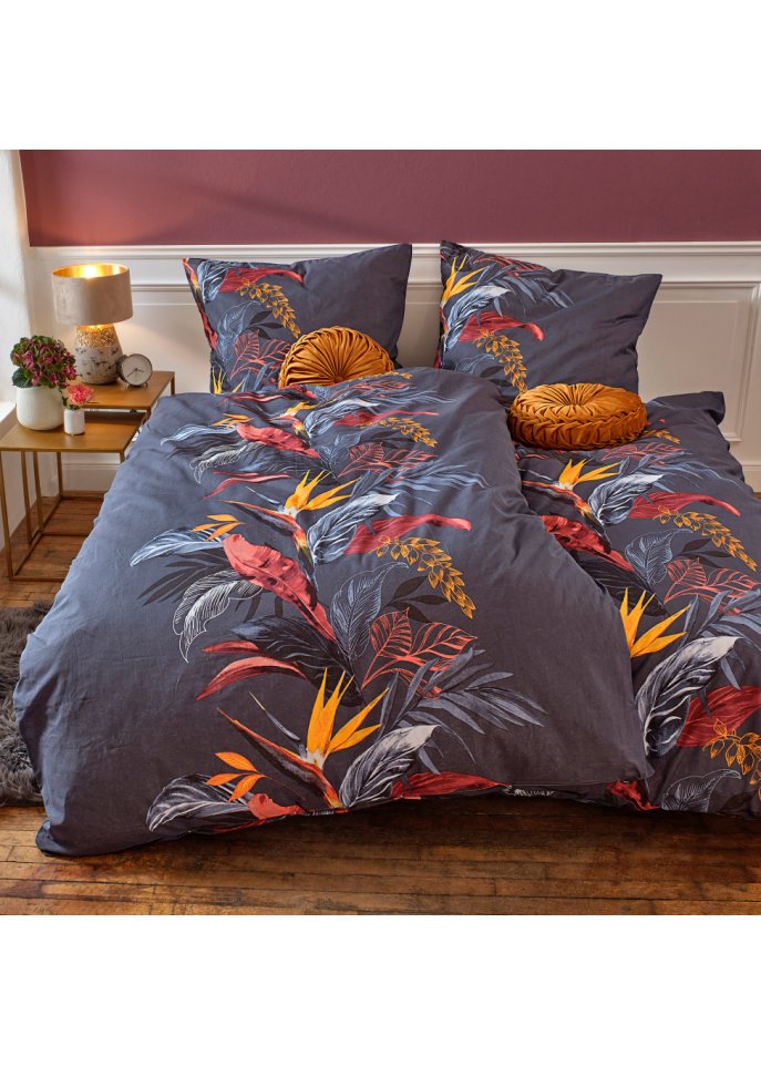 Bettwäsche in floralem Design