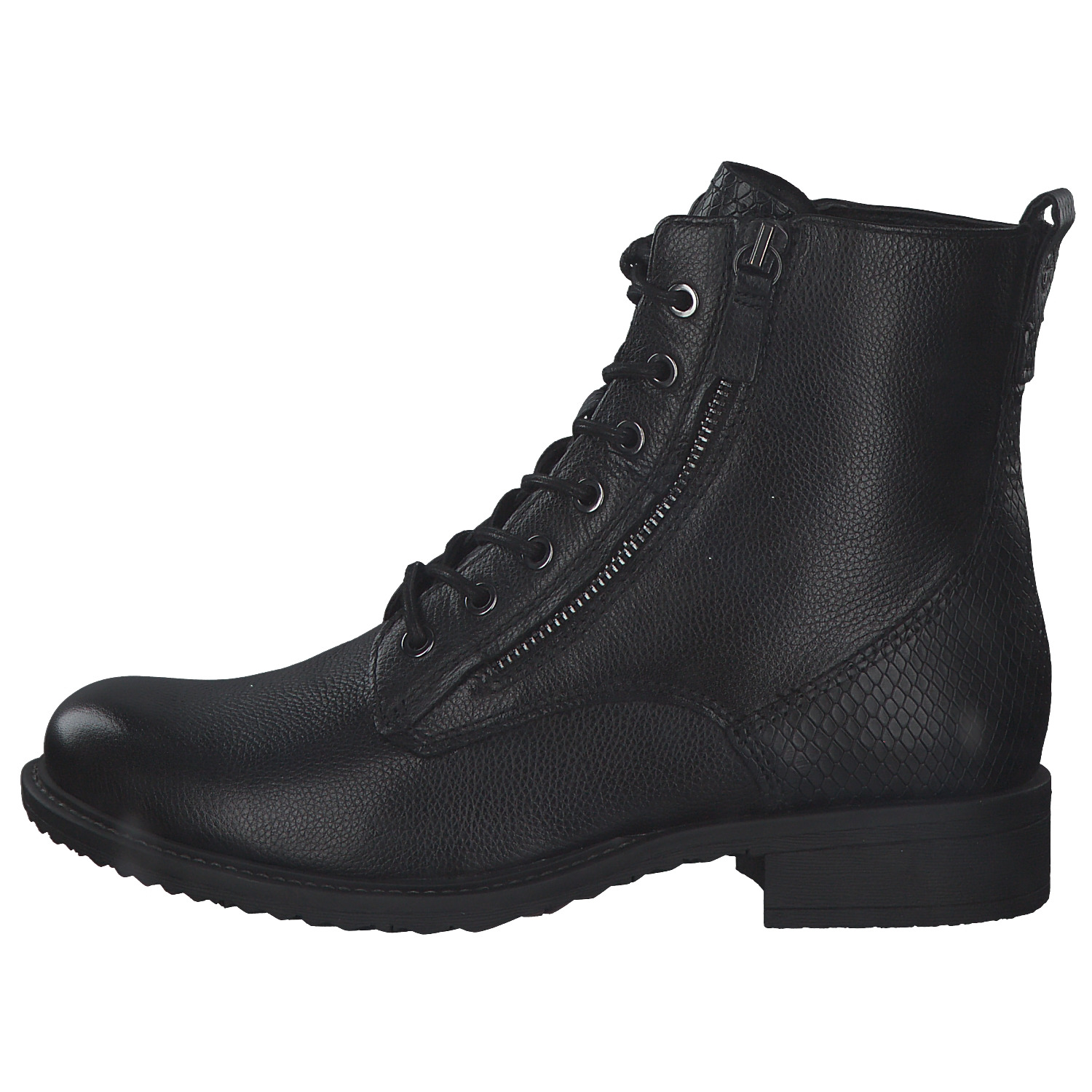 Tamaris 25211, Schnürstiefeletten, Damen, Schwarz
