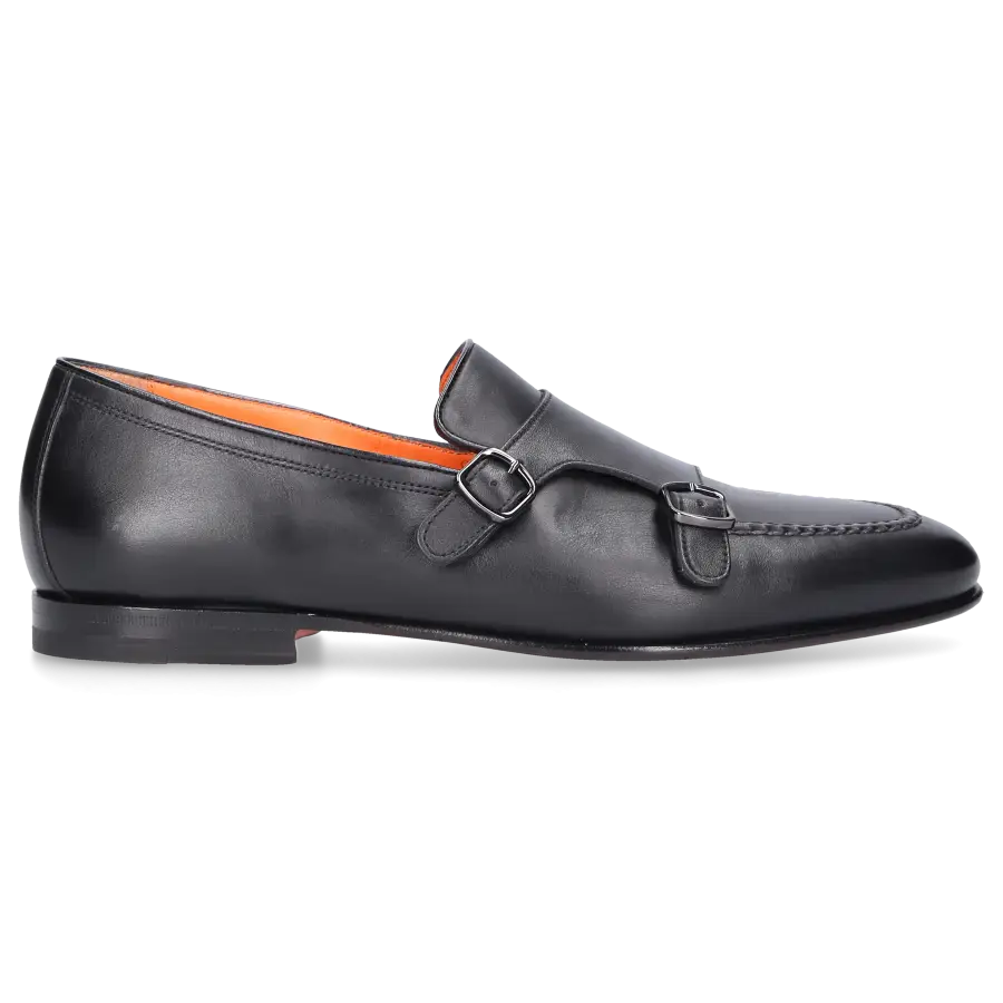 Santoni - Loafer 16848 schwarz - schwarz