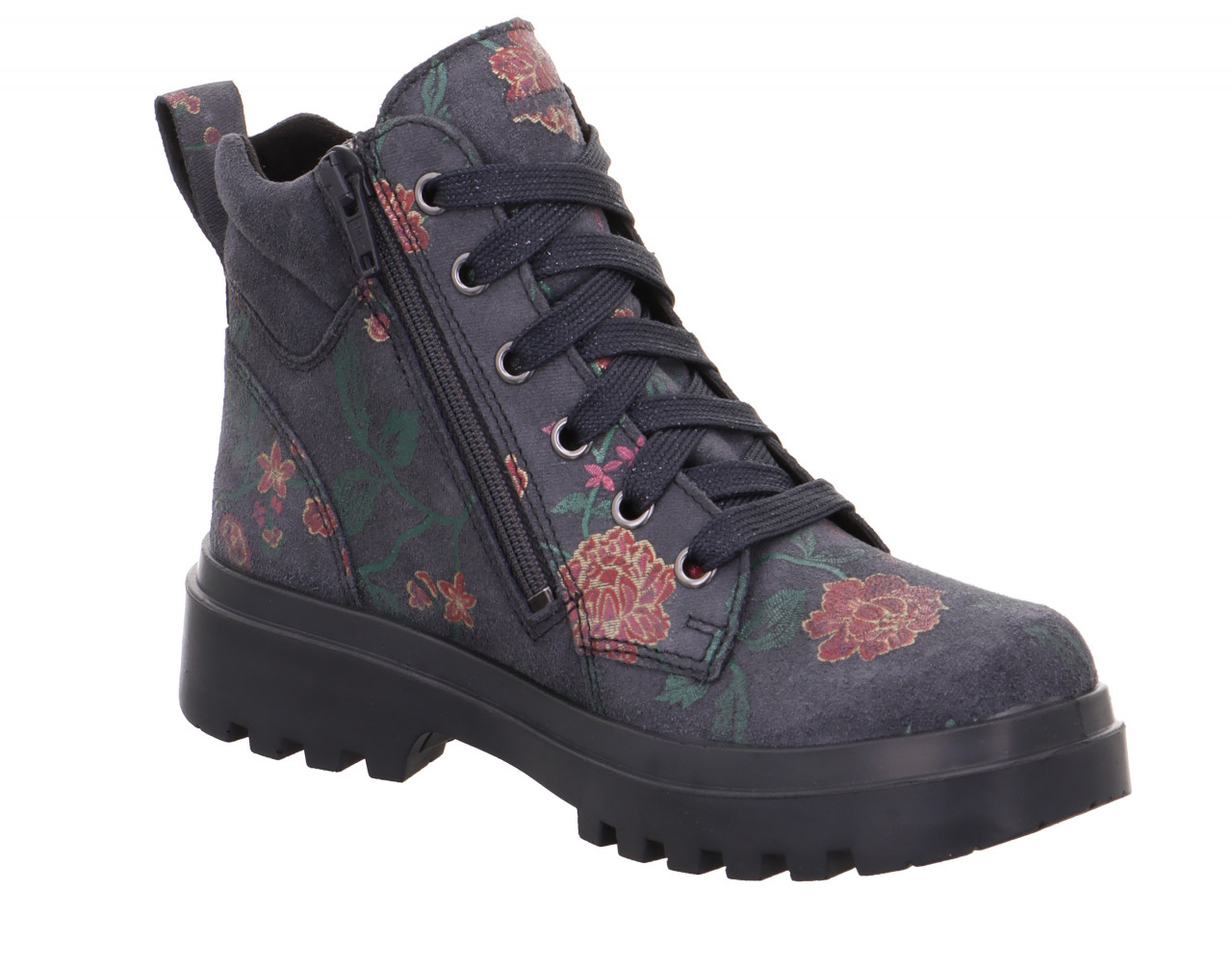 ABBY - GrauBoots mit Reißverschluss