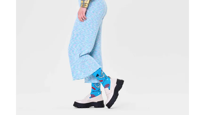 Happy Socks Unisex Socken Pisces yellow