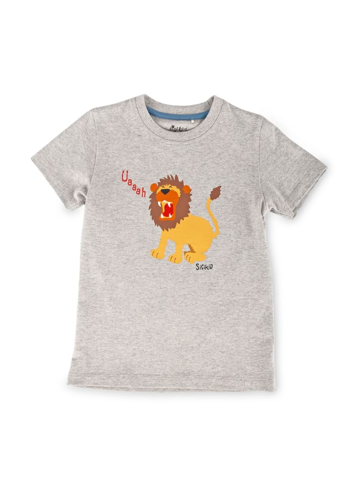 Sigikid Shorty Pyjama Kinder Schlafanzug in grau/blau günstig kaufen