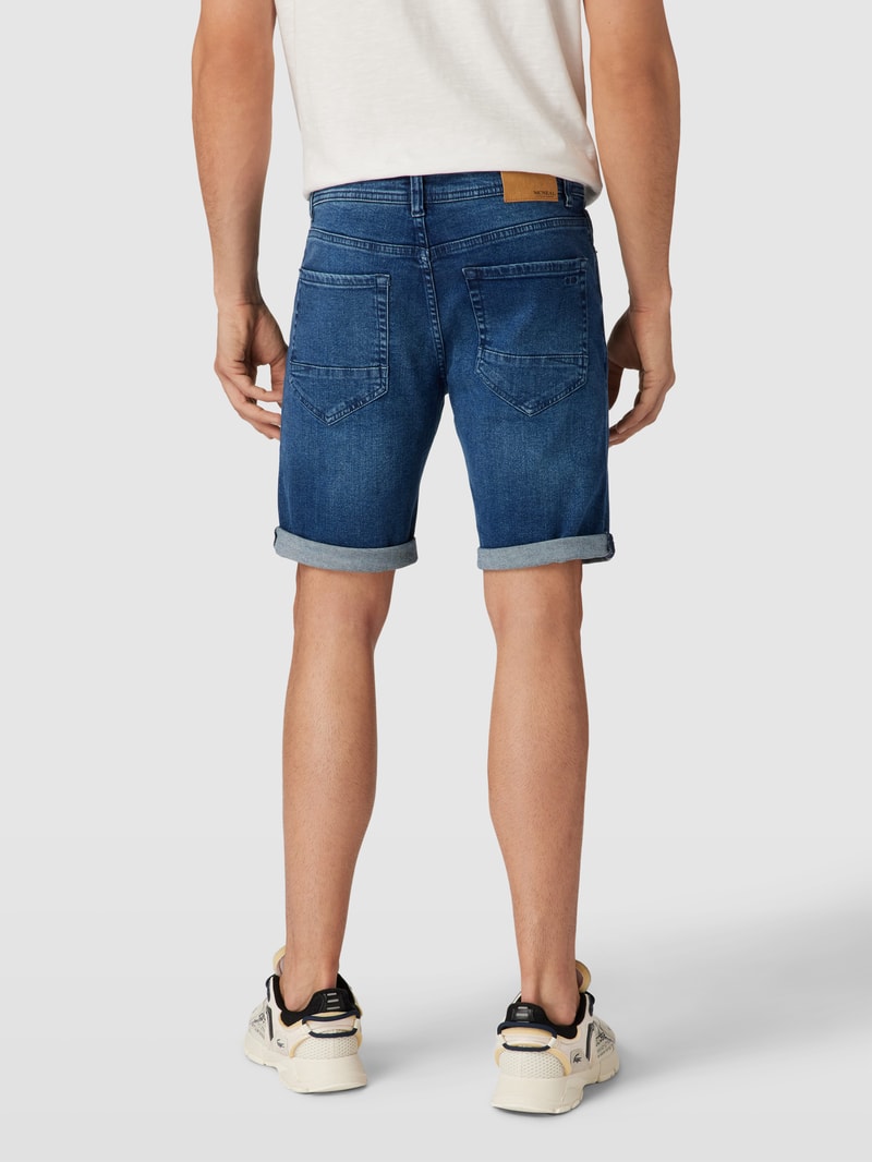 Bermudas in Denim-Optik in himmelblau
