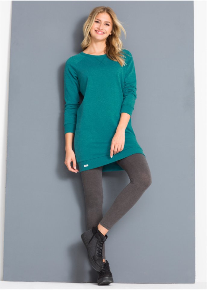 Sweatkleid mit Raglanärmeln