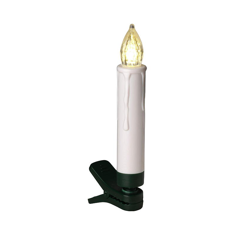 Home Juletrelys 15 LED m/batteri og fjernkontroll