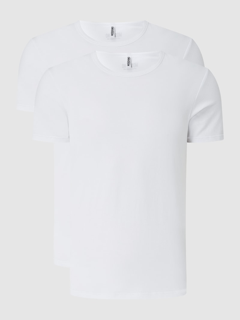 T-Shirt im 2er-Pack in weiß
