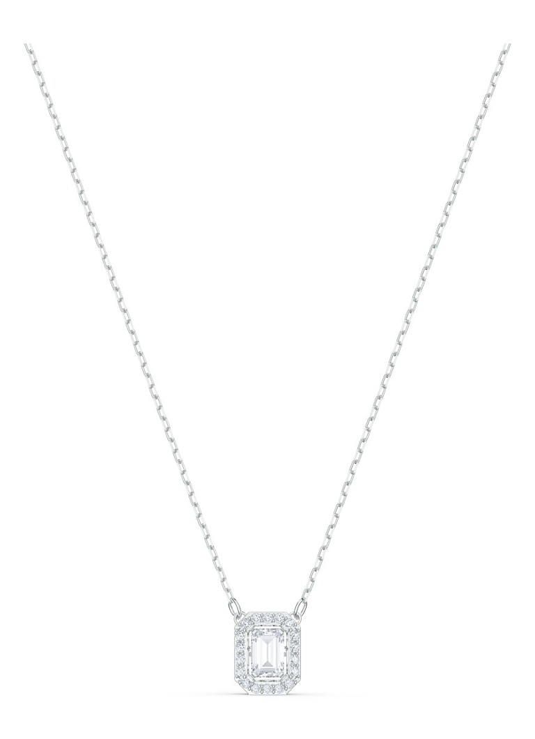 Collana Swarovski con pendente e cristallo