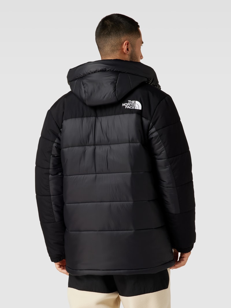 Steppjacke mit Label-Stitching Modell 'INSULATED' in schwarz