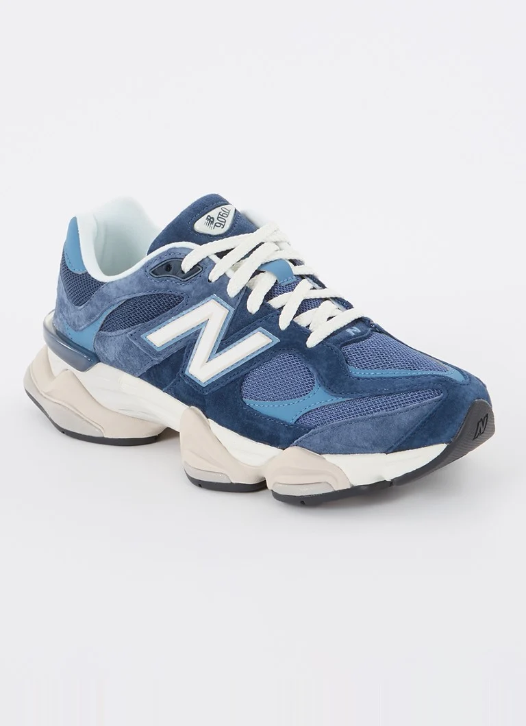 Teniși New Balance 9060 cu detalii din piele întoarsă