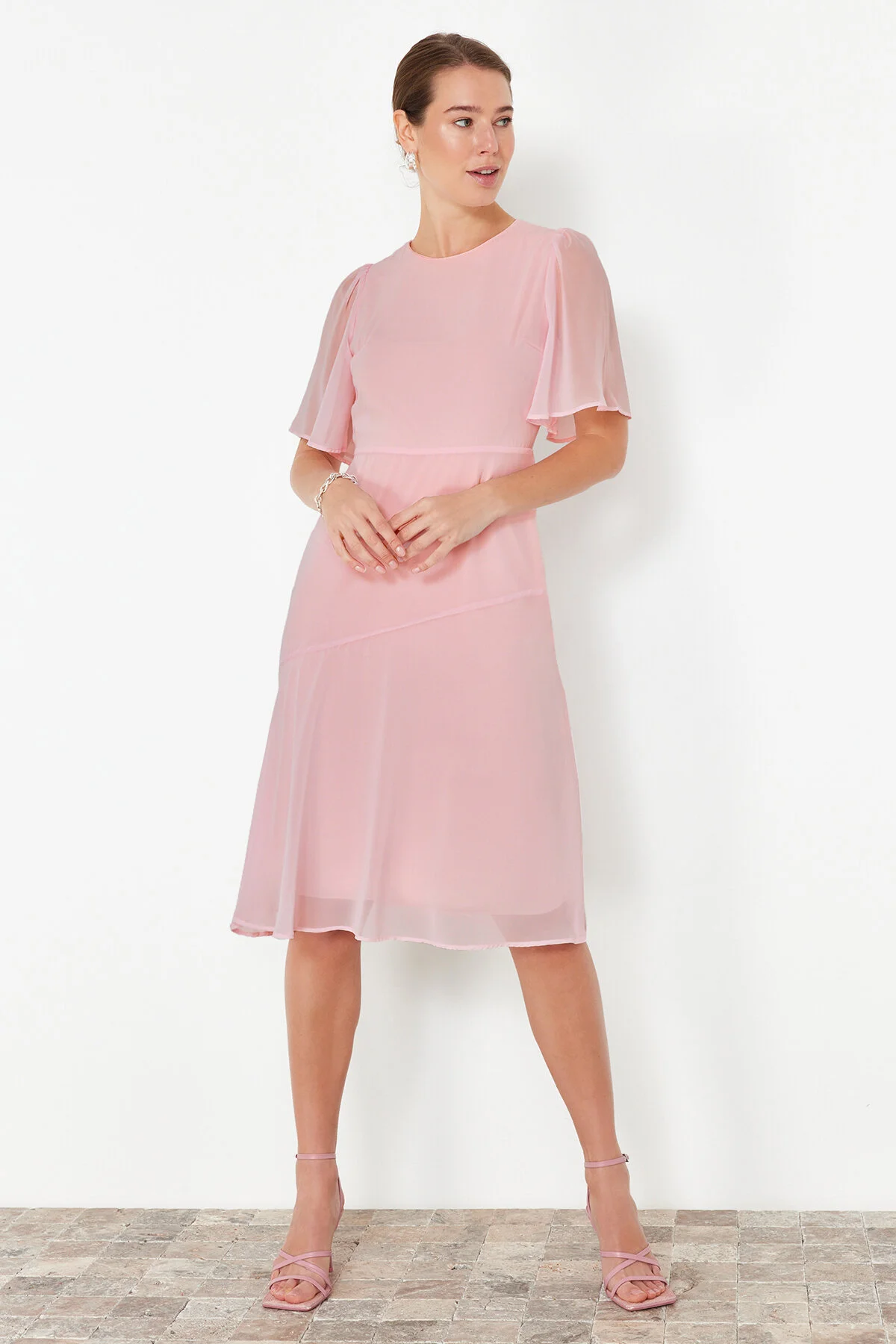 Trendyol Collection  Einfaches Chiffonkleid