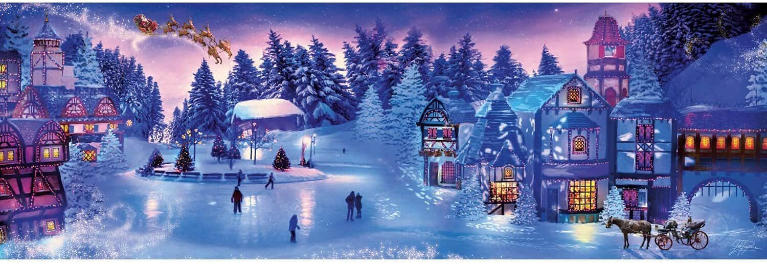 Clementoni® Puzzle 39582 Christmas Collection Weihnachtstraum, 1000 Puzzleteile, Made in Europe