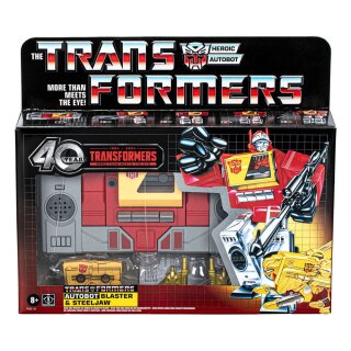 The Transformers Retro G1 Actionfigur Autobot Blaster & Steeljaw 18 cm