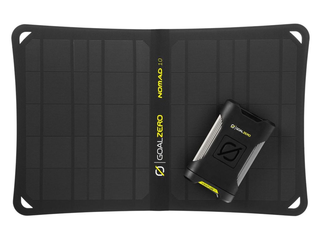 Goal Zero Venture 35 Powerbank mit Nomad 10 Solarpanel