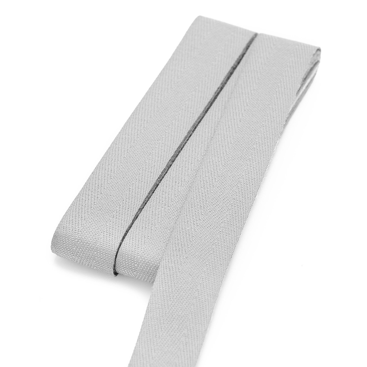 buttinette Nahtband, grau, Breite: 2 cm, 5 m