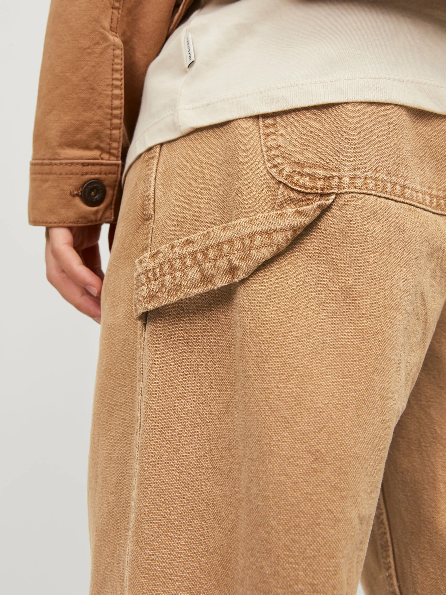 Jack & Jones JJIEDDIE JJCARPENTER - Vaqueros holgados