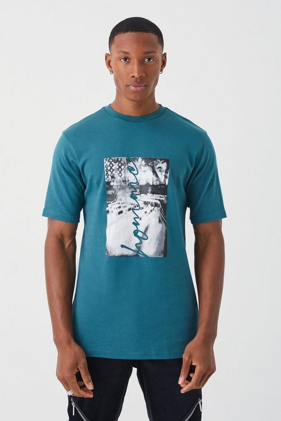 Slim-Fit T-Shirt mit Print