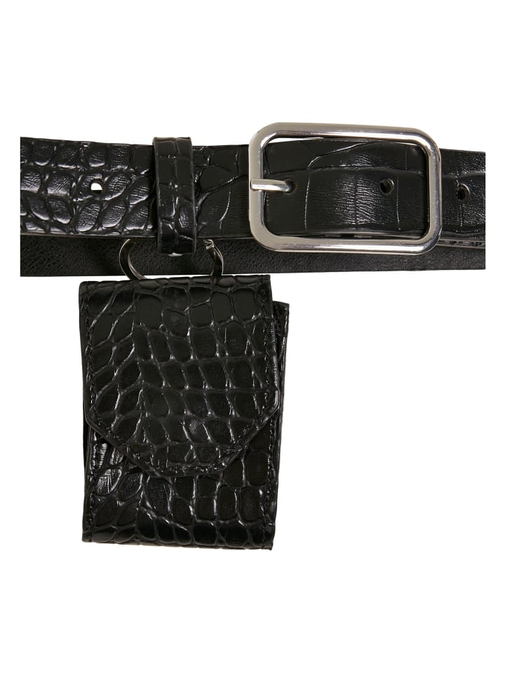 Urban Classics Urban Classics Gürtel in black/silver günstig kaufen
