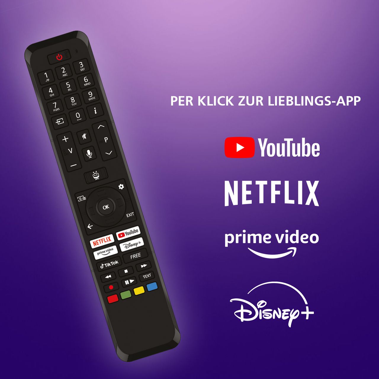 JVC LT-43VF5355 43 Zoll Fernseher / Smart TV (Full HD, HDR, Triple Tuner) 6 Monate HD  inkl.