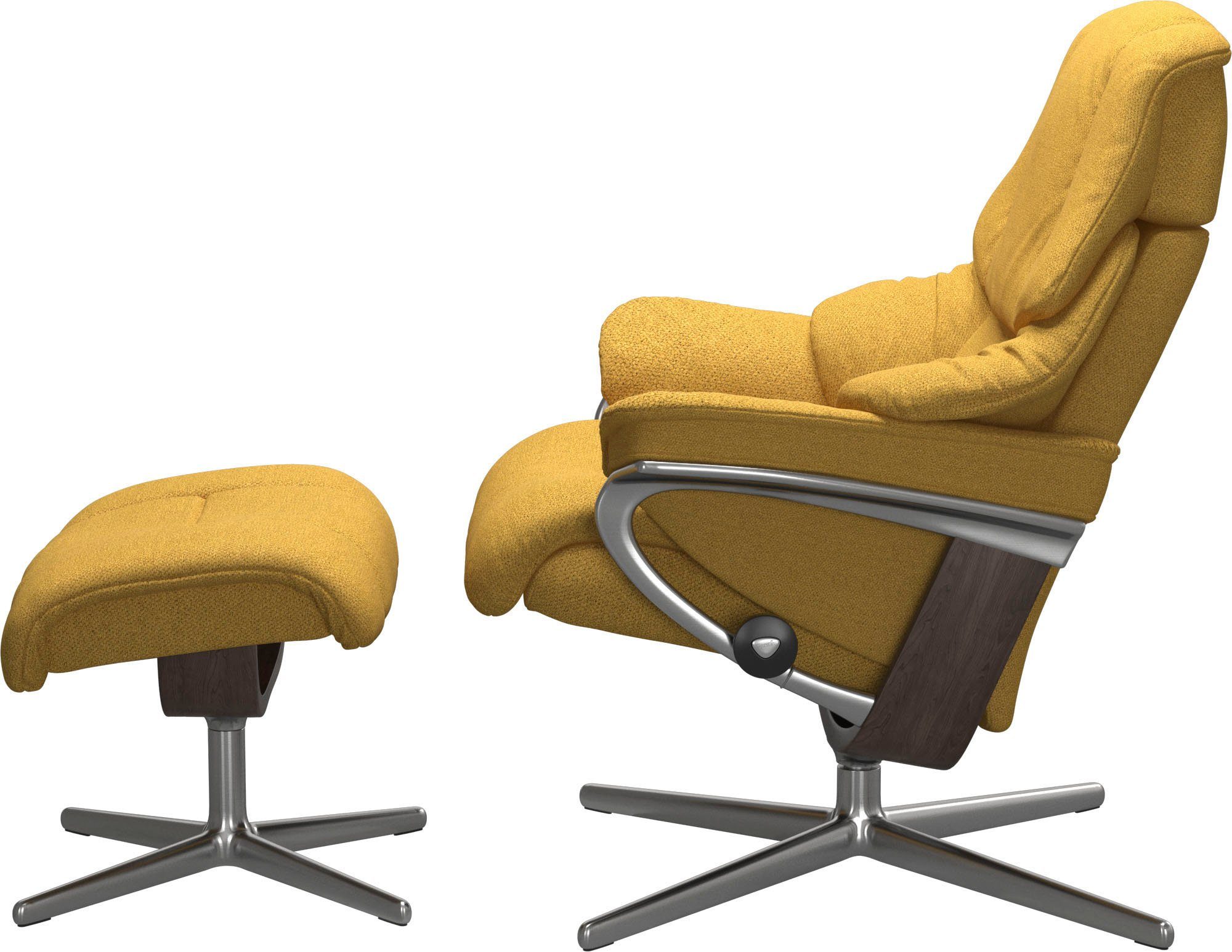 Stressless® Relaxsessel Reno, mit Cross Base, Größe S, M & L, Holzakzent Wenge
