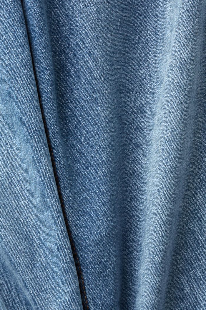 High-Rise-Jeans mit geradem Bein