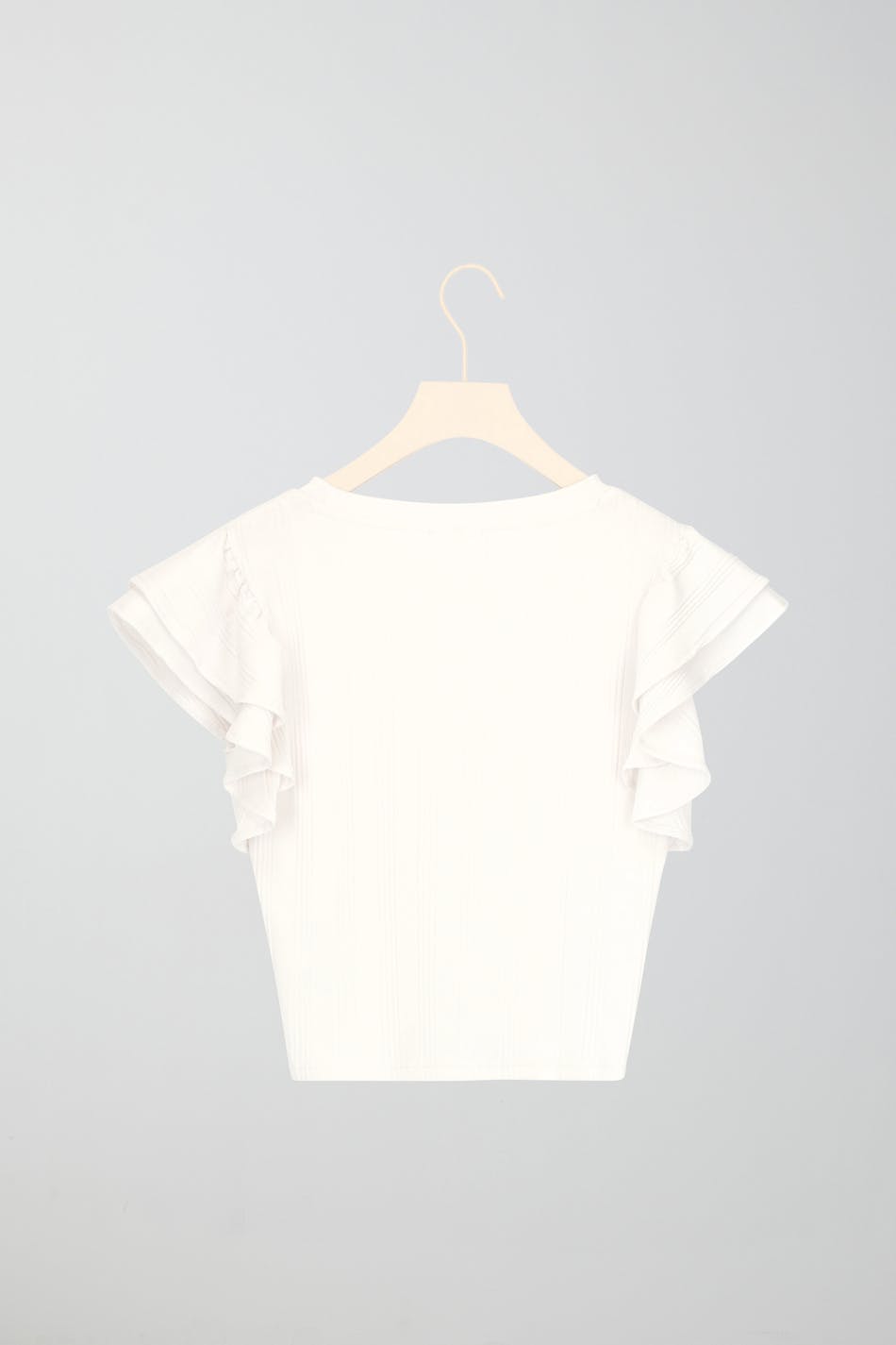 Y double frill top
