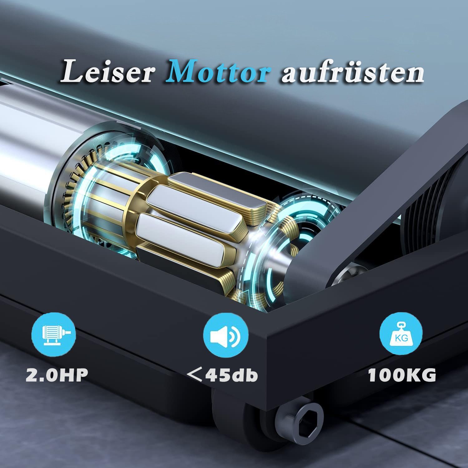 Sinaopus Laufband LB02,Laufband für zuhause, 1-10 km/h Elektrisches Laufband mit LED Display