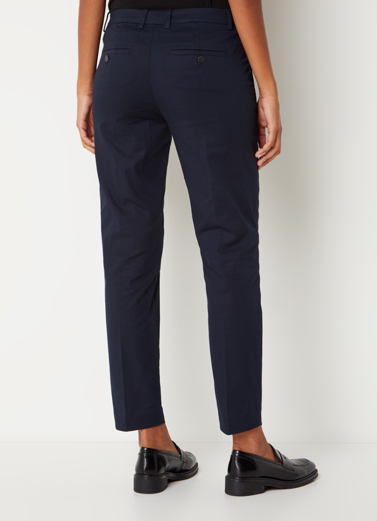 Pantaloni scurți cu talie medie, cu croială conică, de la Marc O'Polo, confecționați din bumbac organic.