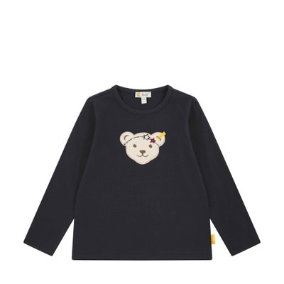 T-Shirt langarm, dunkelblau für Mädchen