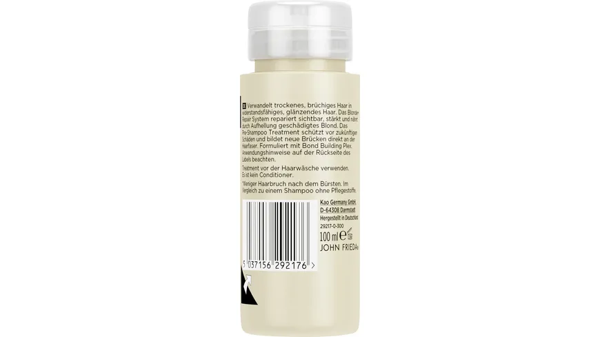 John Frieda Haarkur Blonde+ Repair System Pre-Shampoo Treatment 100 ml