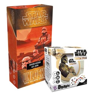 May the 4th-Bundle - Unlock! Star Wars: Geheime Mission auf Jedha + Dobble Star Wars – The Mandalorian (DE)