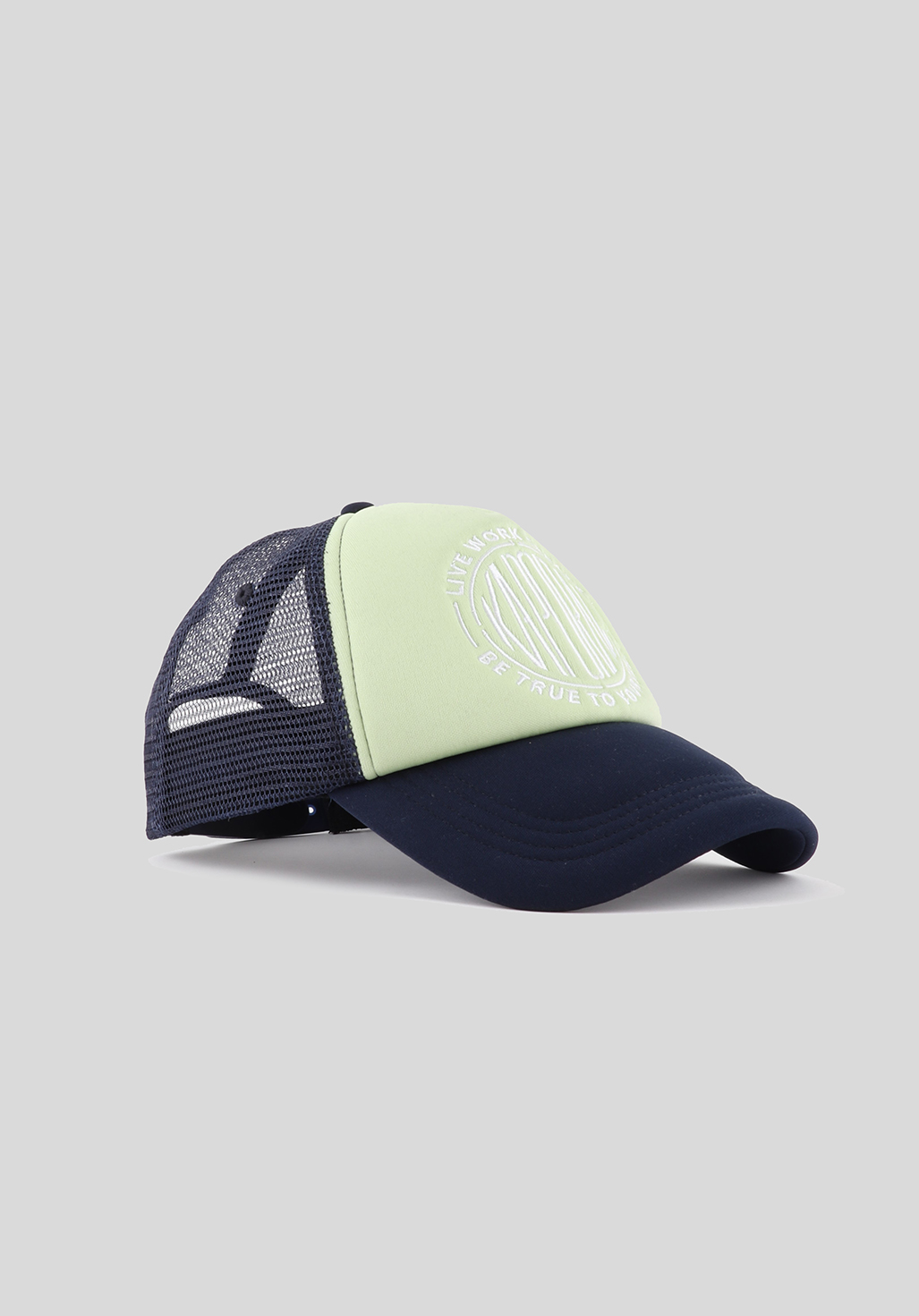 MOB    Casquette bleue et verte homme