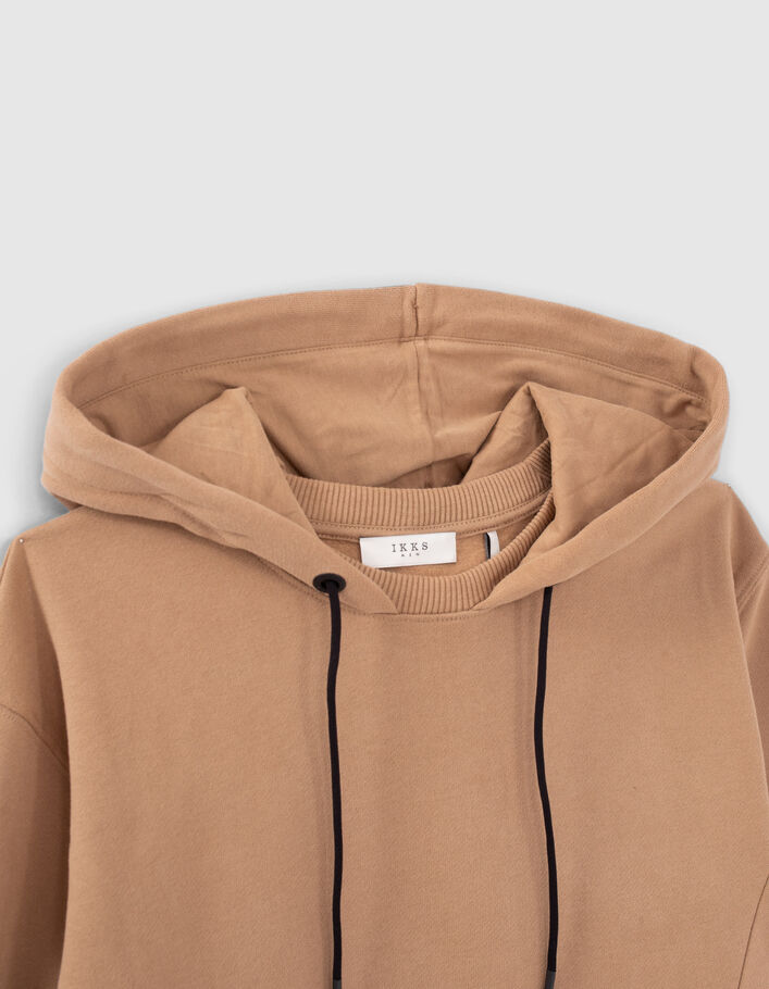 Sweat cappuccino bio à capuche Homme