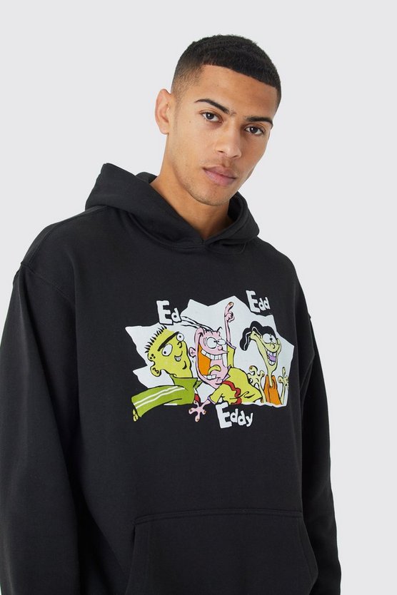 Oversize Hoodie mit lizenziertem Ed Edd & Eddy Print