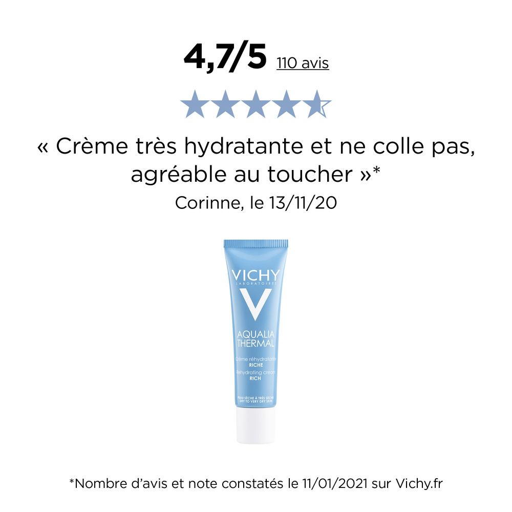Vichy AQUALIA THERMAL Crème riche hydratante tube