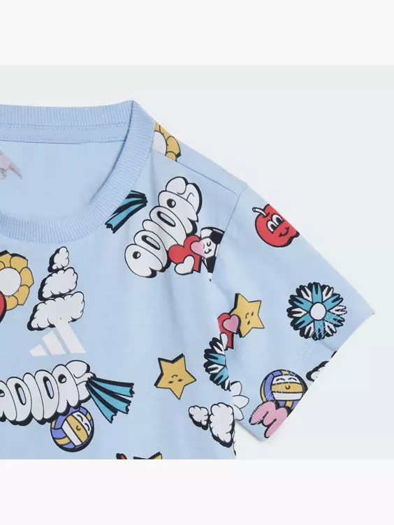 adidas Seasonal Essentials Fun Allover Print Kids Set