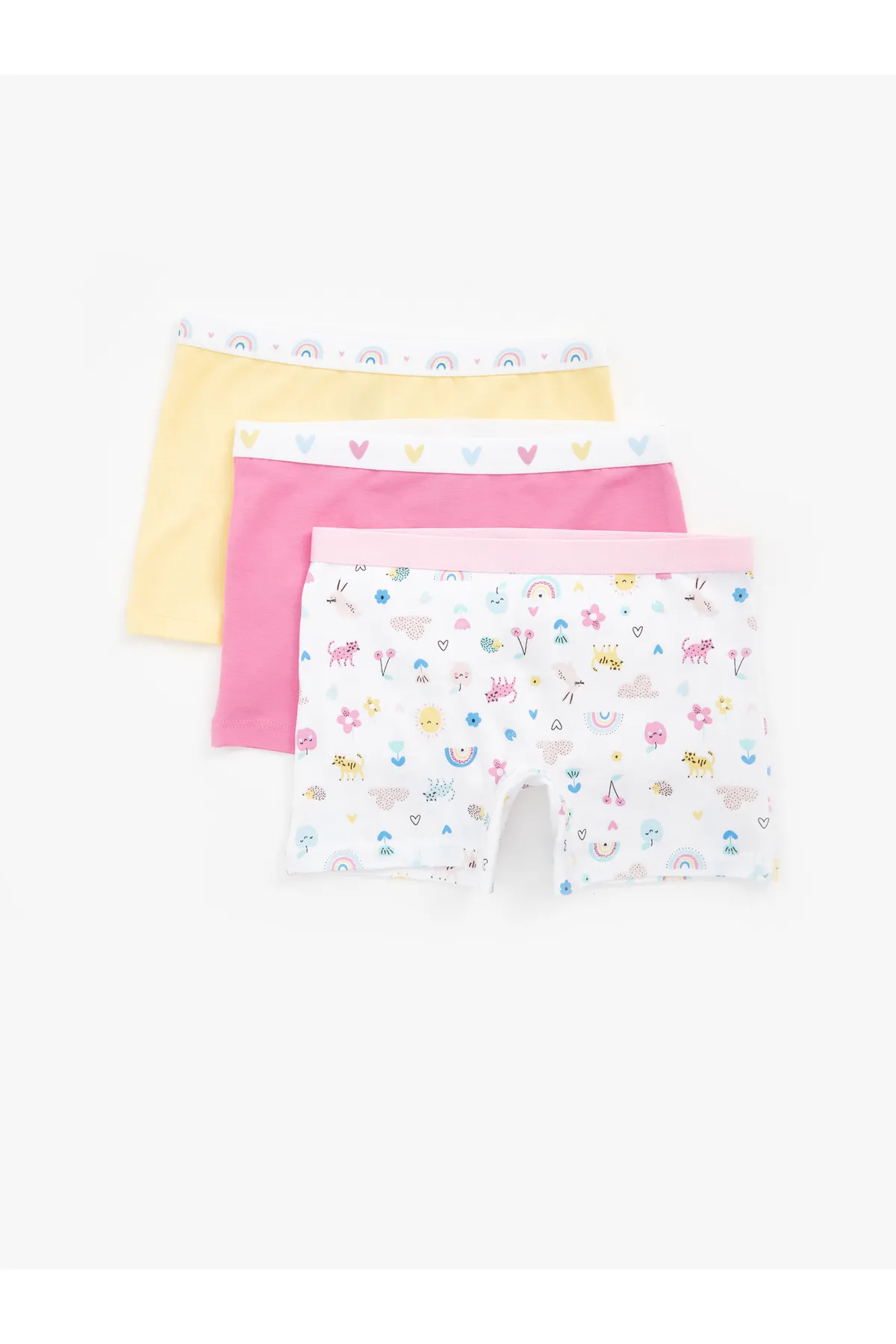 LC Waikiki  Bedrucktes Mädchen-Boxerset im 3er-Set