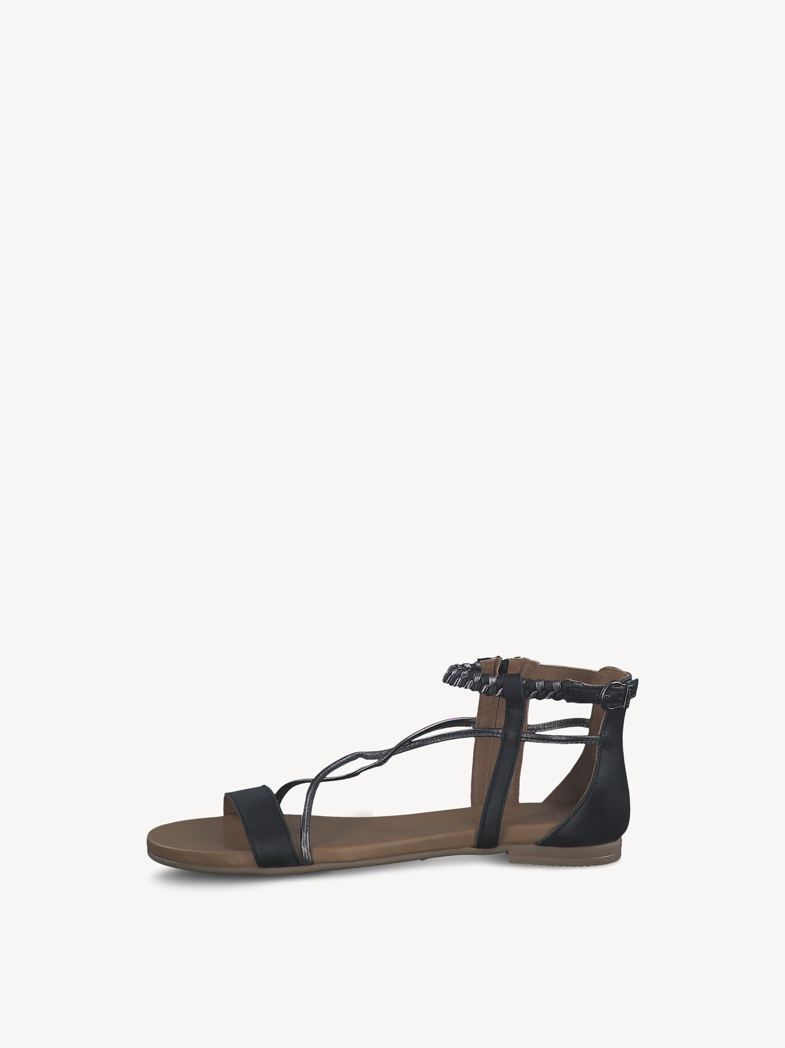 Sandale en cuir - noir