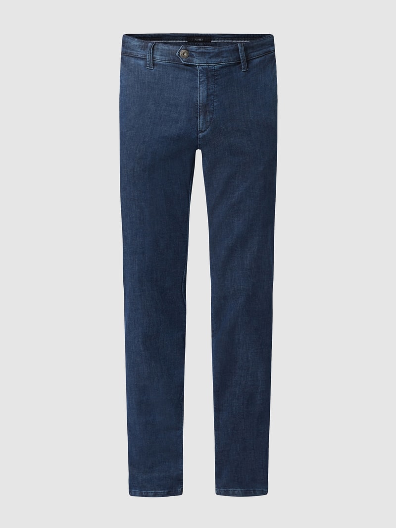 Regular Fit Jeans mit Stretch-Anteil Modell 'John' in blau