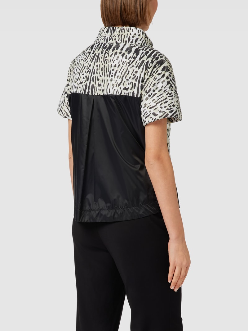 Outdoor-Weste mit Animal-Print in sand
