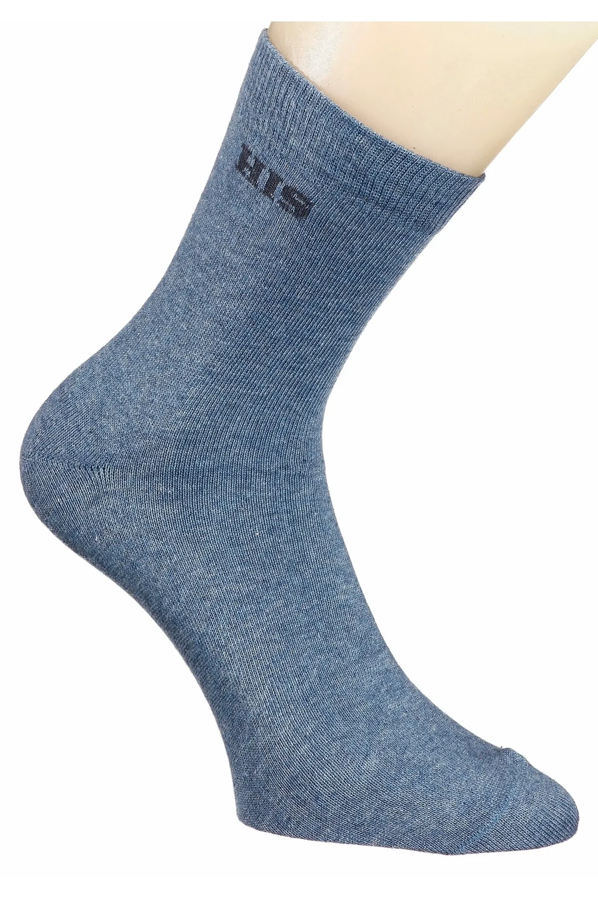 HIS  Socken - Blau - Unifarben