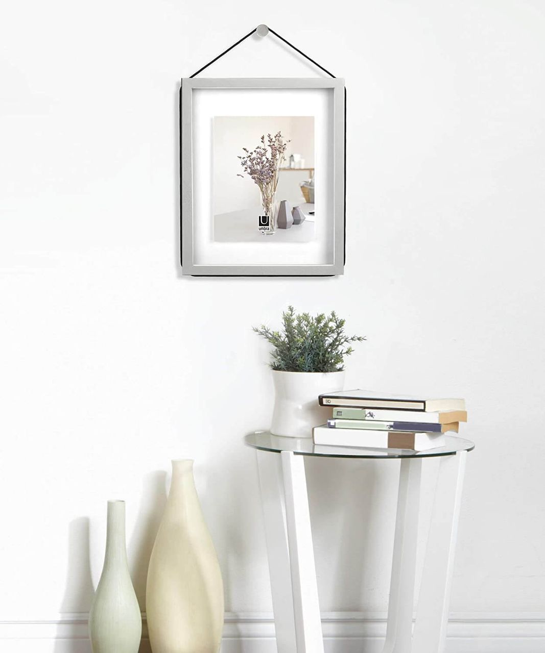 trends4cents Umbra Corda 311201-918 Fotorahmen, 27,9 x 35,6 cm, 20,3 x 25,4 cm, Grau Bilderrahmen