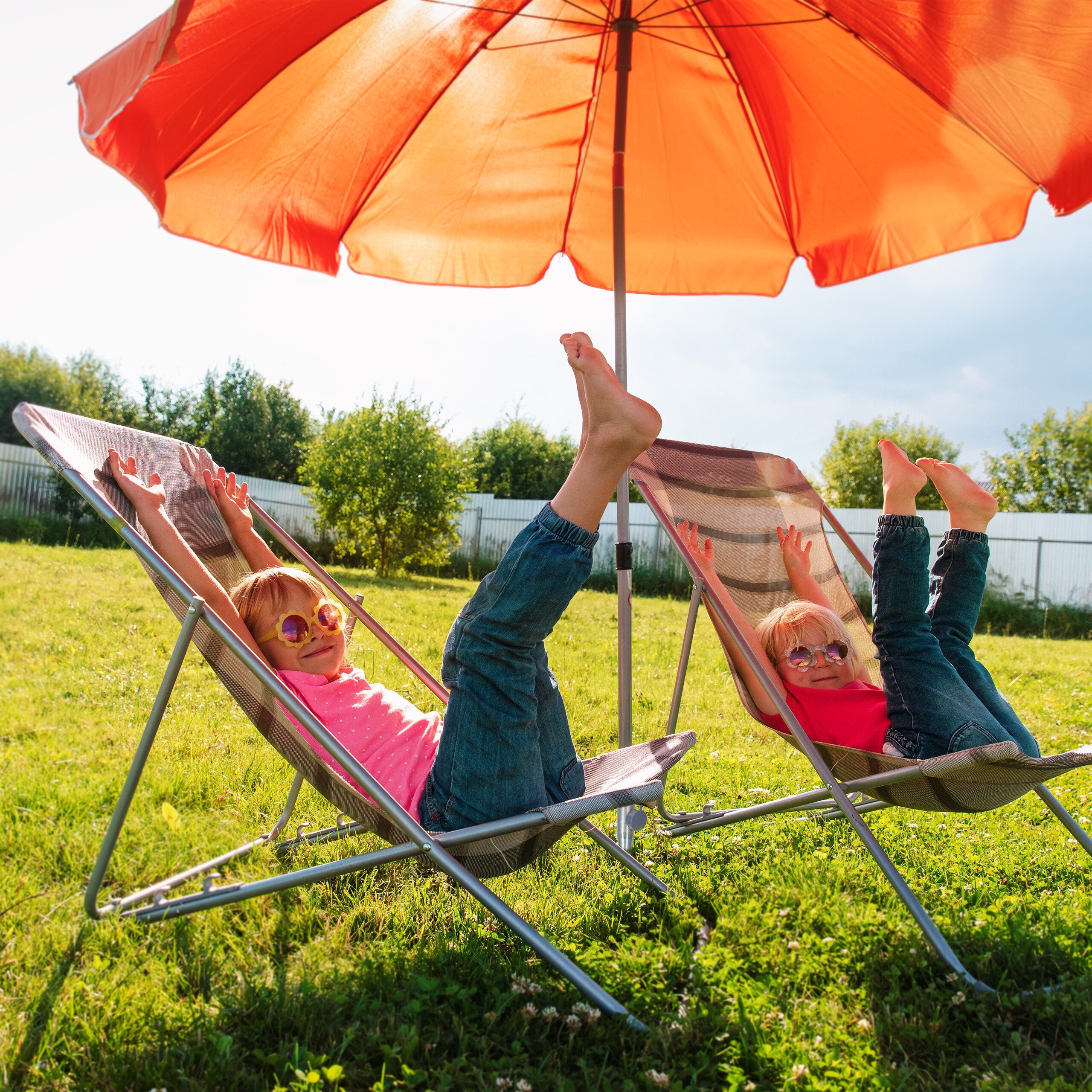 relaxdays Schirmhalter Sonnenschirm Bodenhülse im 2er Set