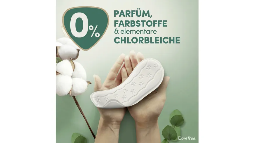 Carefree Slipeinlagen Organic Cotton Normal