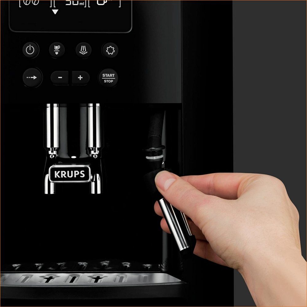 Krups Kaffeemaschine mit Mahlwerk EA8170 - Kaffee-Vollautomat - schwarz