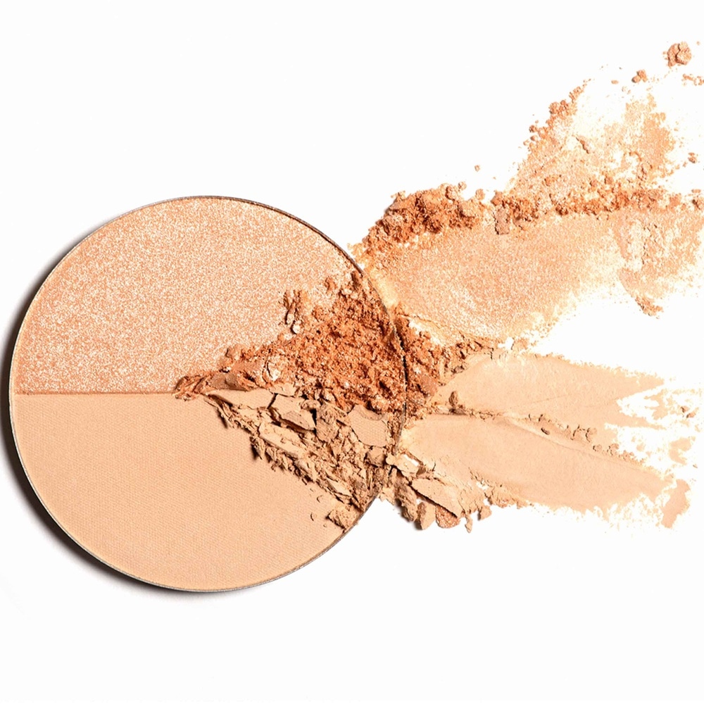 Be+radiance SET+GLOW Poudre+Enlumineur aux Probiotiques N°08 Duo Poudre Matifiante et Enlumineur